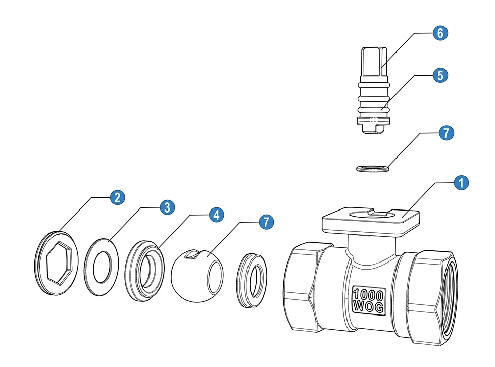 1PC Electropolished Stainless Steel Direct Mount Ball Valve